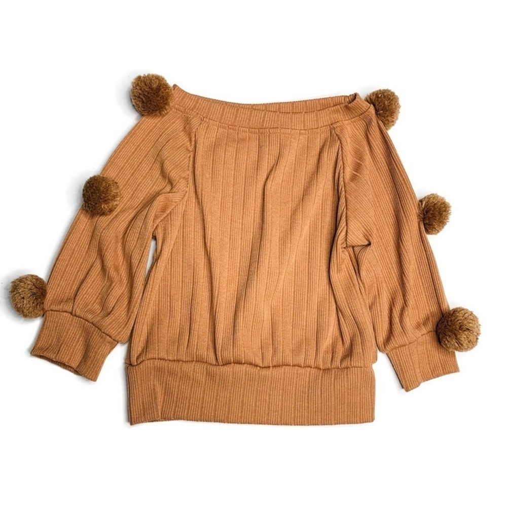 Little girls 2Y Pom Pom sweatshirt